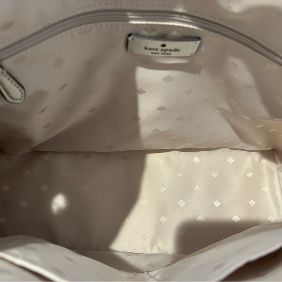 Silver Sparkle Kate Spade Tote - Picture 4 of 8